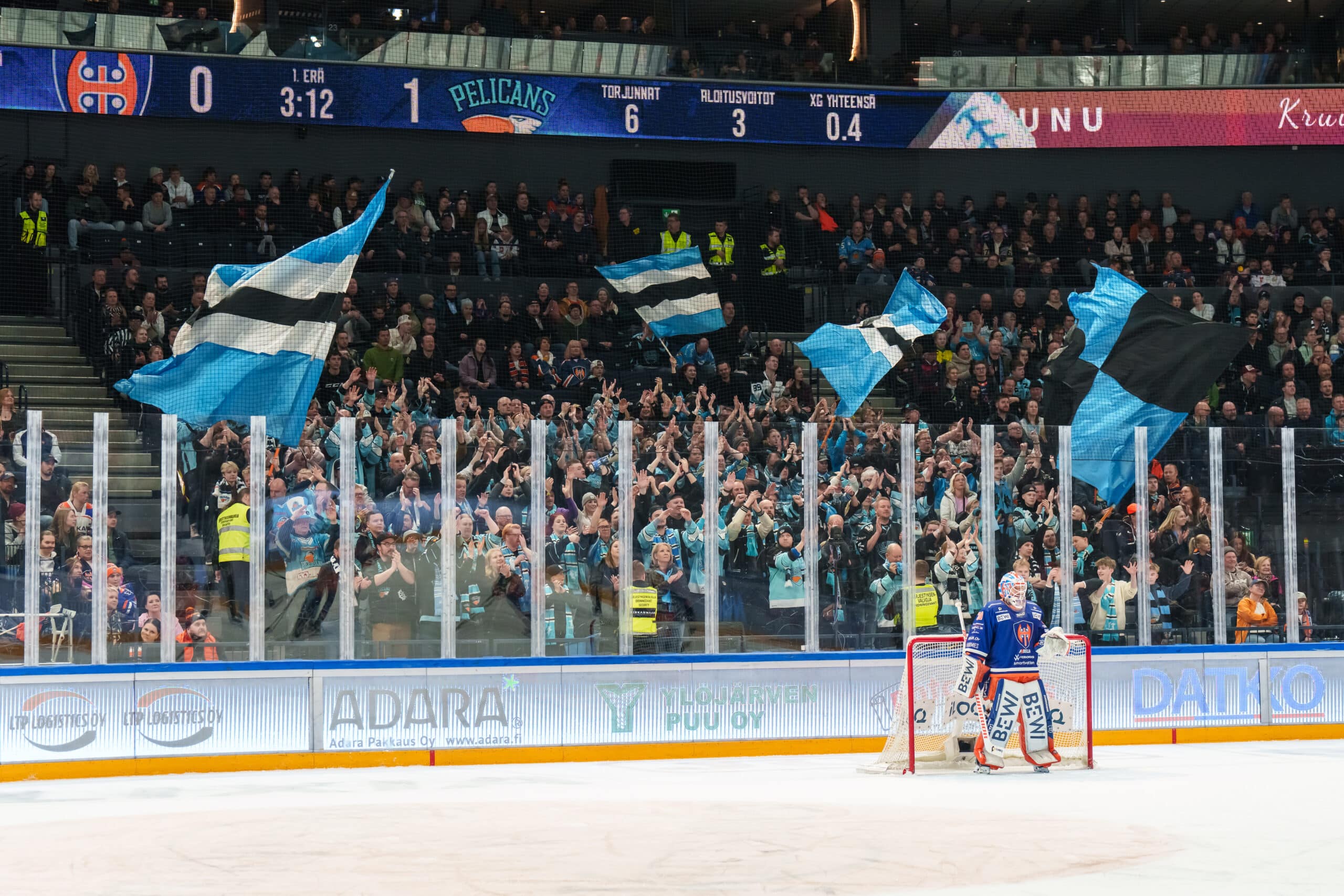 Pelicansilla hämmentävä yleisömäärä CHL-ottelussa