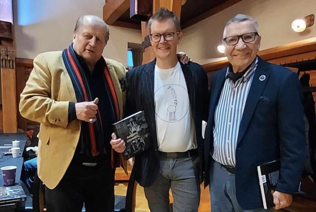 Juhani Tamminen, Harri Pirinen ja Eino Grön