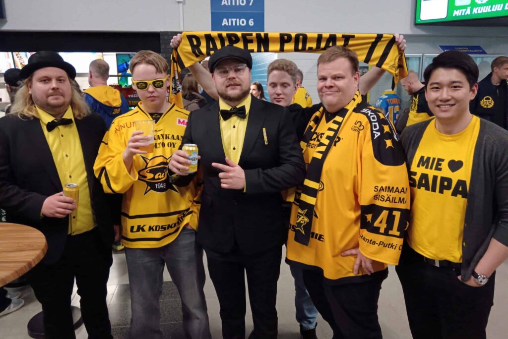 Simo Pennanen, Konsta Nuutinen, Kalle Yläoutinen, Eetu Gråsten, Janne Tarvainen ja Ding Ma