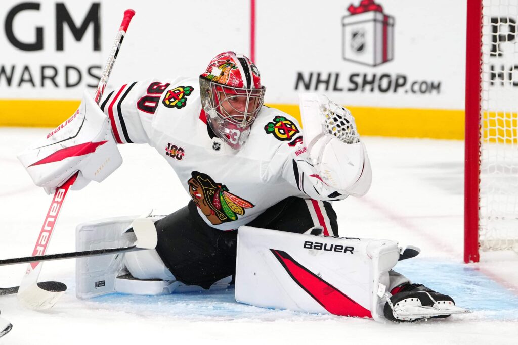 Chicago Blackhawksin ykkösmaalivahti Spencer Knight
