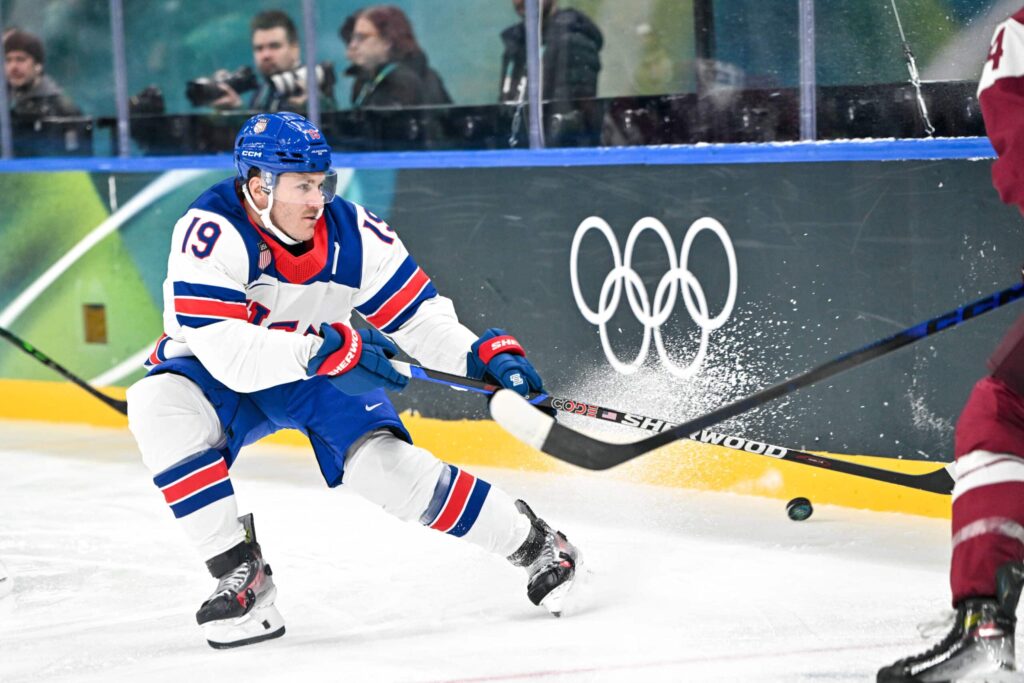 Florida Panthersin yhdysvaltalaishyökkääjä Matthew Tkachuk olympialaisissa