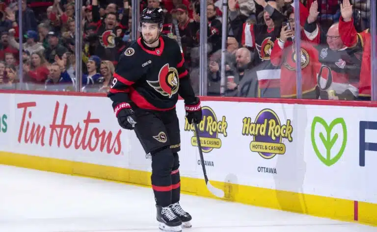 Ottawa Senators -tähti Drake Batherson sivusi 66 vuotta vanhaa NHL-ennätystä