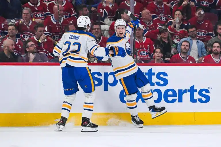 Jack Quinn ja Konsta Helenius, Buffalo Sabres