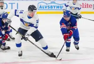 Aleksanteri Kaskimäki Suomen Nuorten Leijonien riveissä